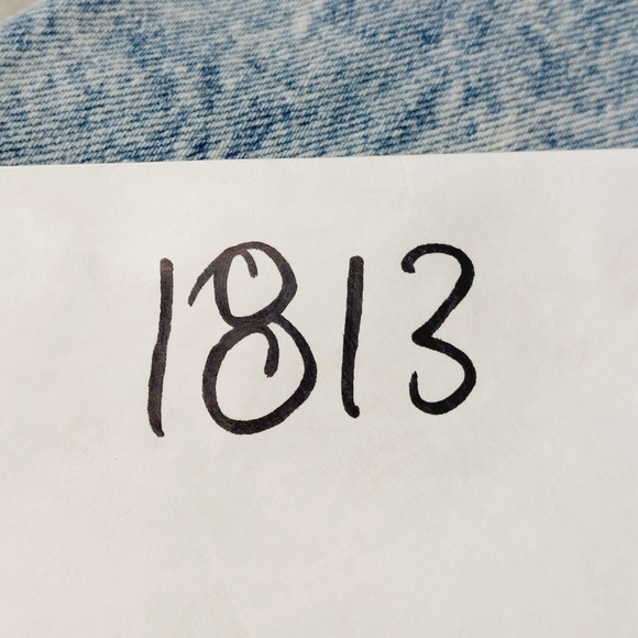 Vintage Light Blue Cotton High Rise Tapered Jeans 1813 - Picture 8 of 8